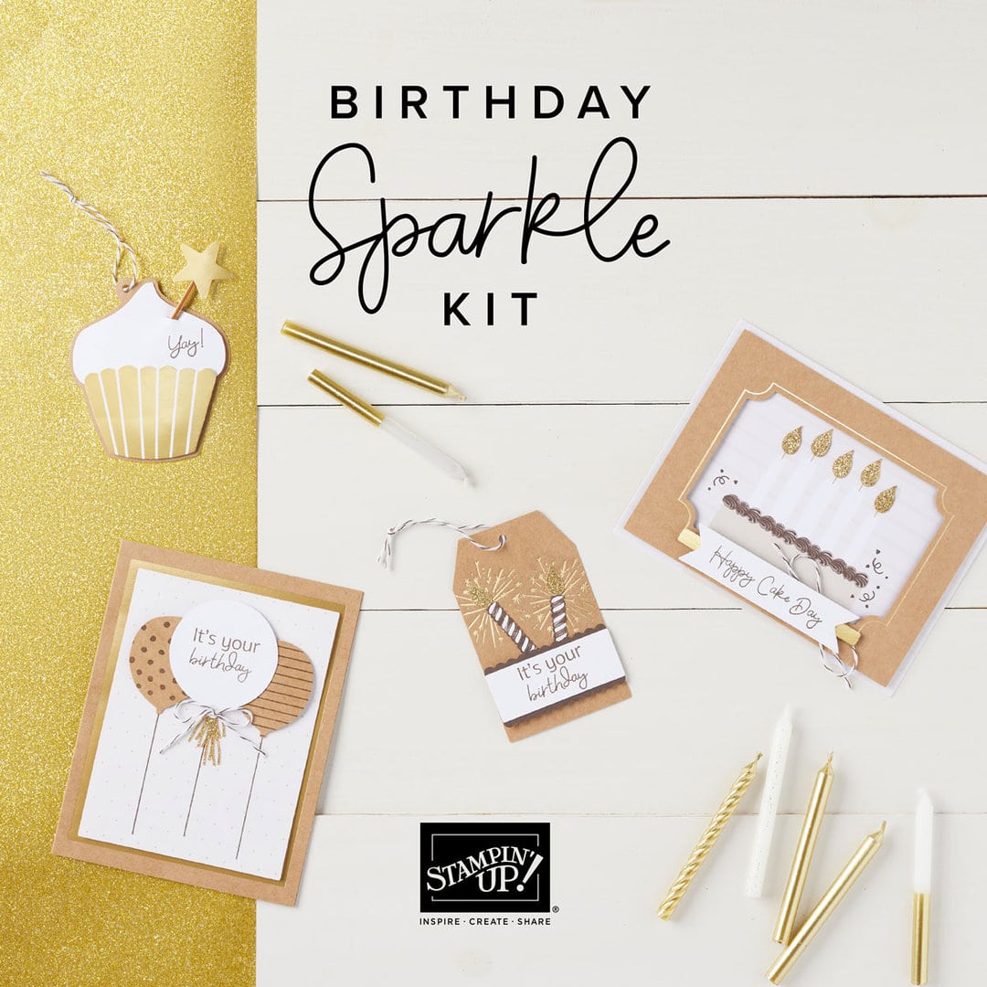 Birthday Sparkle Card and Tag Kit