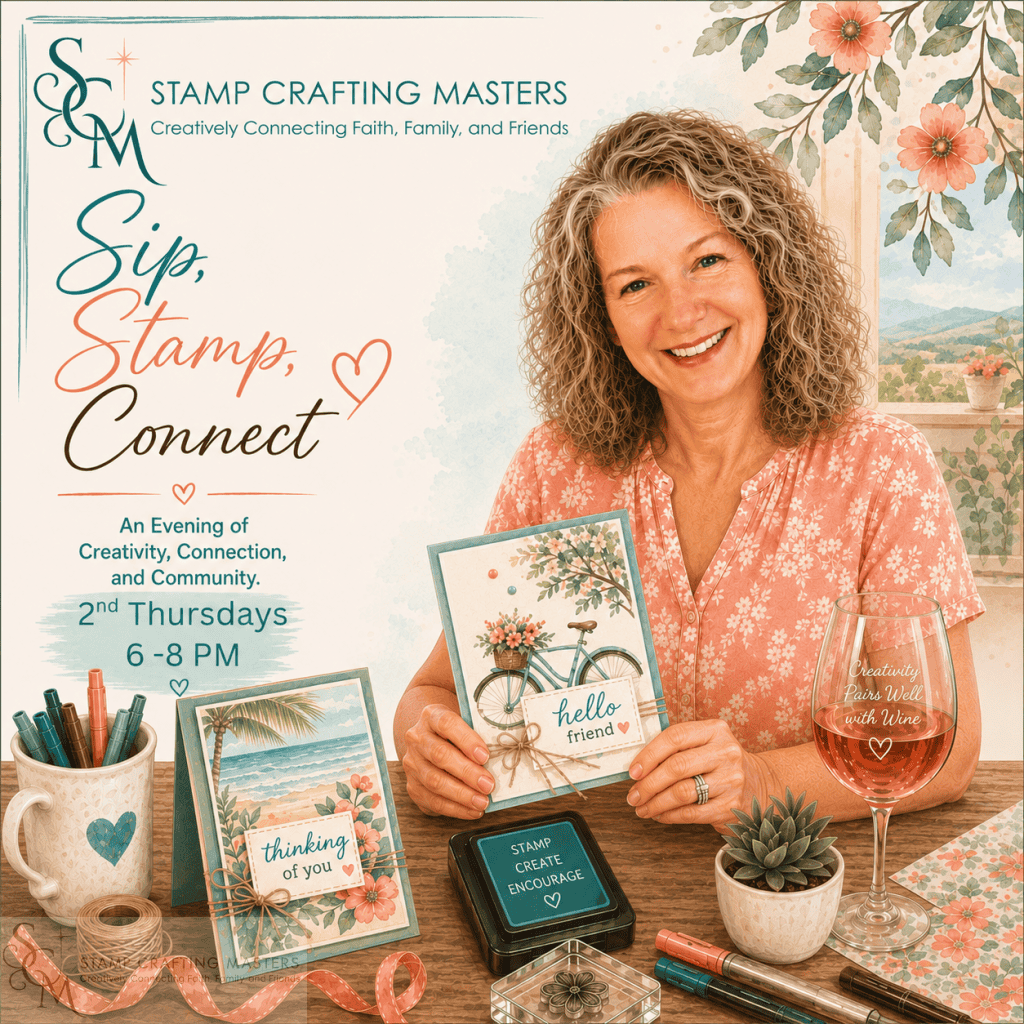Sip, Stamp, Connect! Second Thursdays